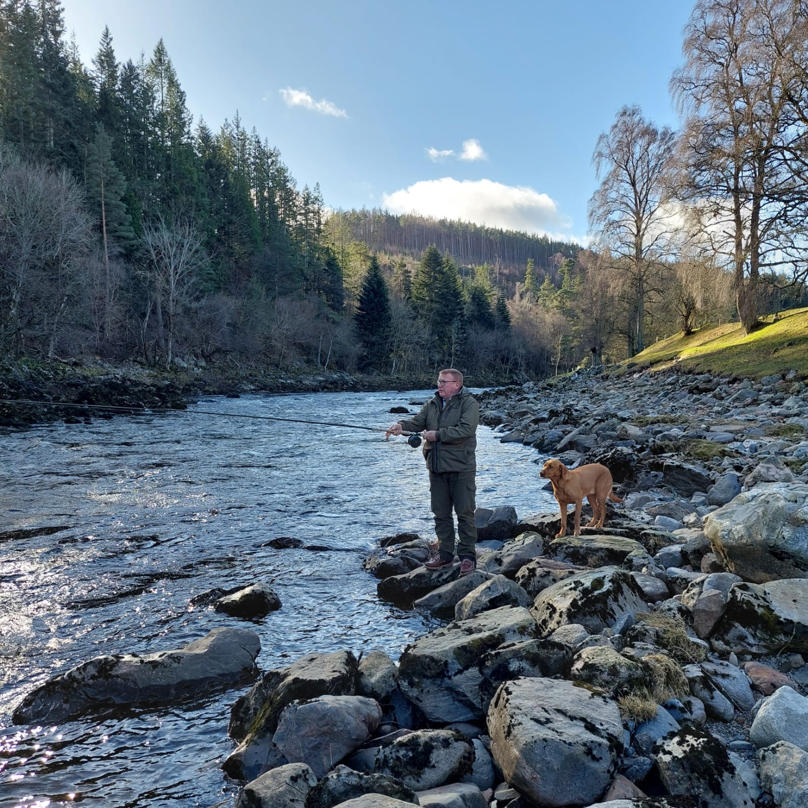 Lovely fishing conditions